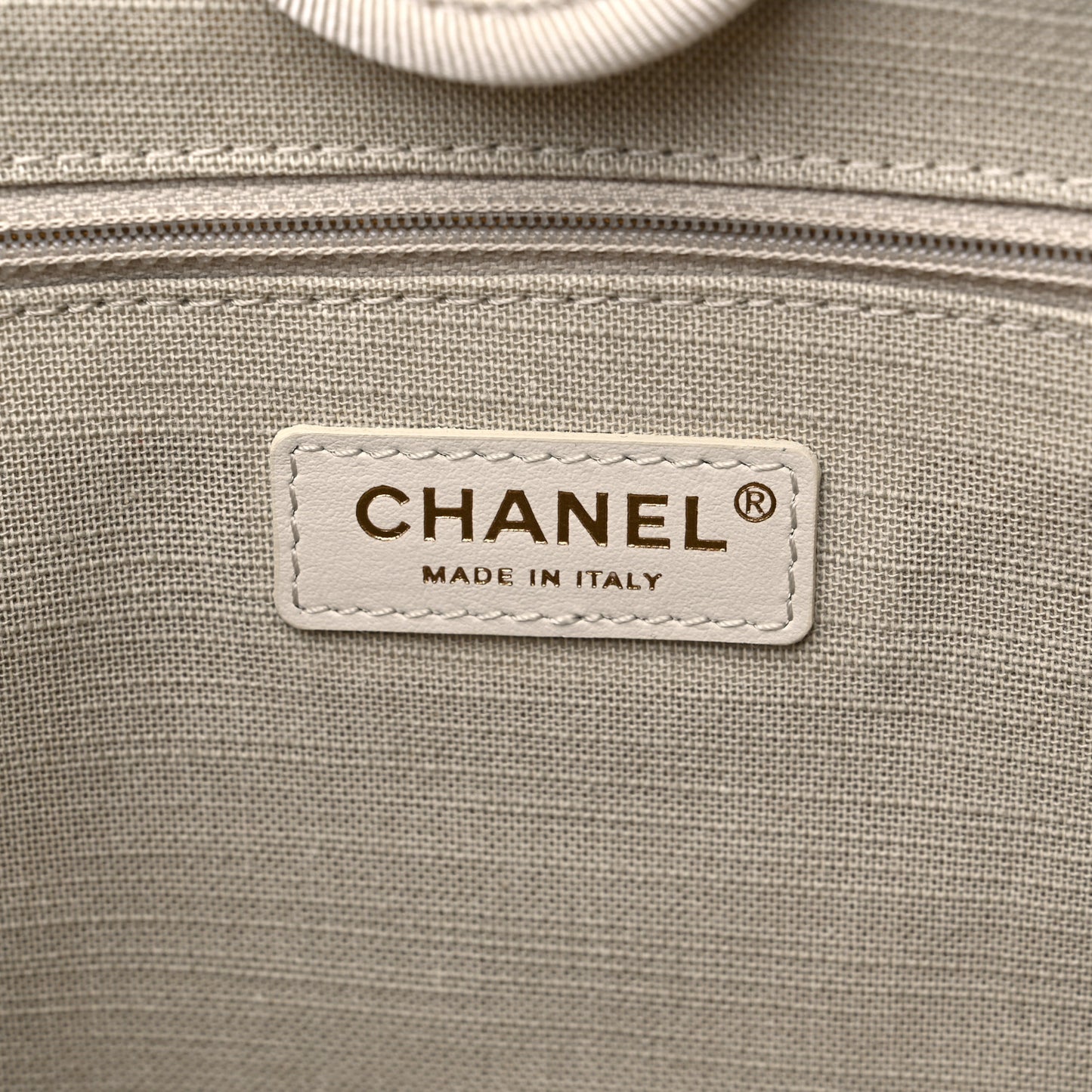 Mixed Fibers Small Deauville Tote White