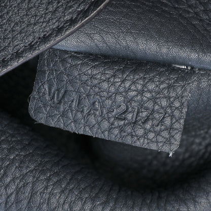 Celine Baby Grained Calfskin Medium Tri-Fold Bag Dark Sea 9 of 11