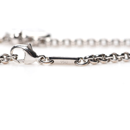 Chopard 18K White Gold 5 Happy Diamonds Icons Heart Pendant Necklace 5 of 5