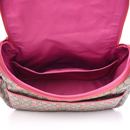 Gucci GG Supreme Monogram Rose Bud Diaper Bag Pink 6 of 15