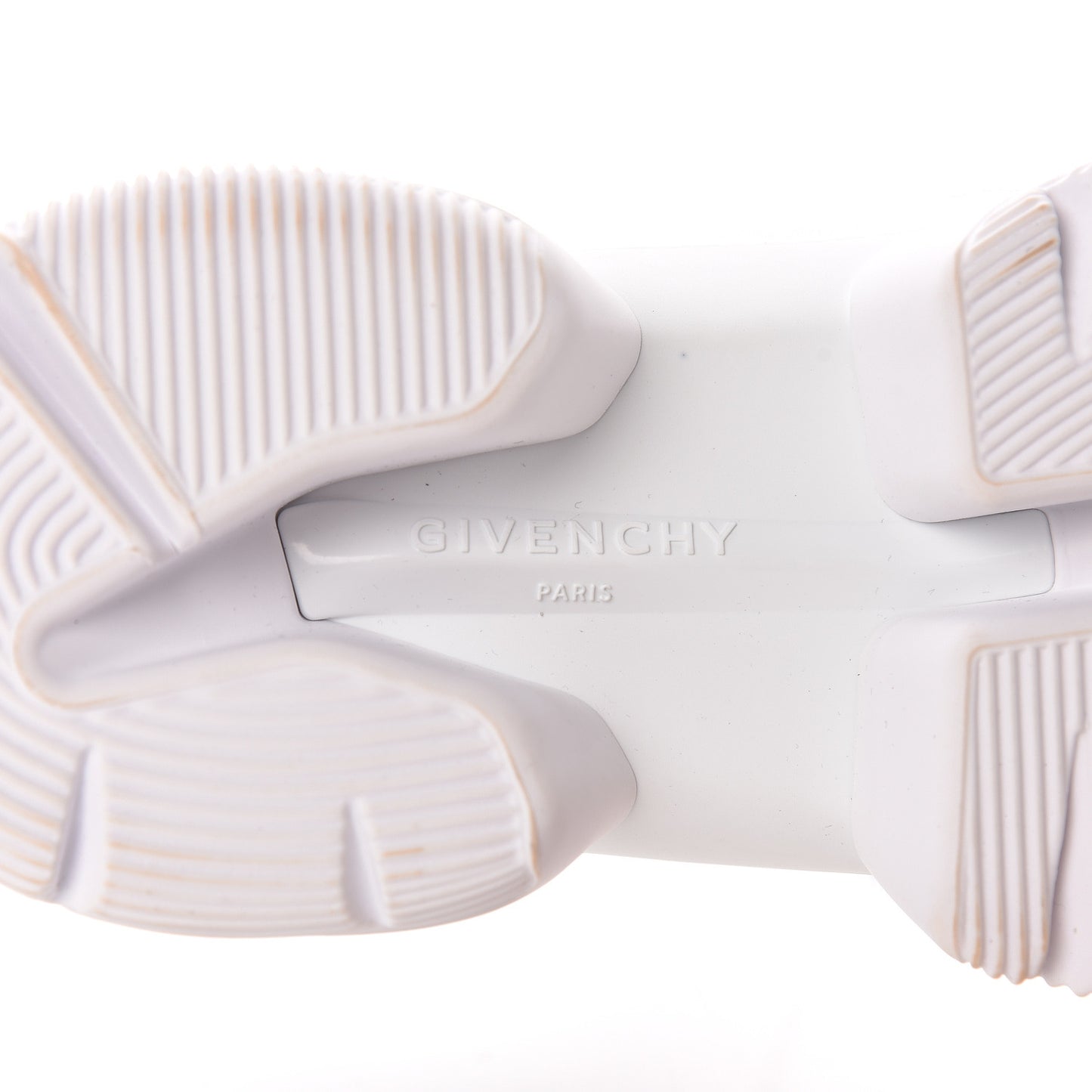 Calfskin Neoprene Jaw Low Sneakers 38 White