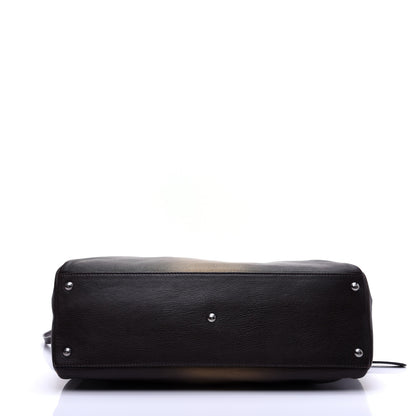 Fendi Goatskin Zucca Ombre Large Peekaboo Iconic Satchel Moro Gold Tobacco 10 of 14