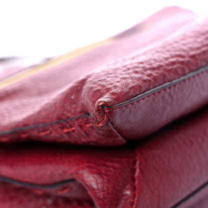 Lanvin Medium Sugar Flap Shoulder Bag Burgundy 10 of 15