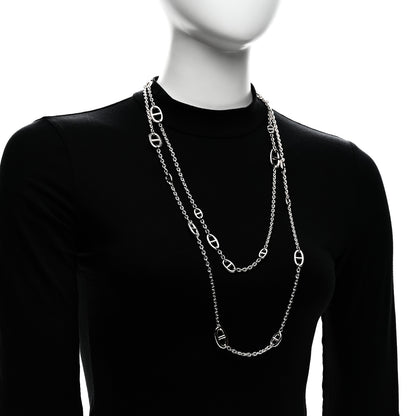 Hermes Sterling Silver Farandole Necklace 160 2 of 6