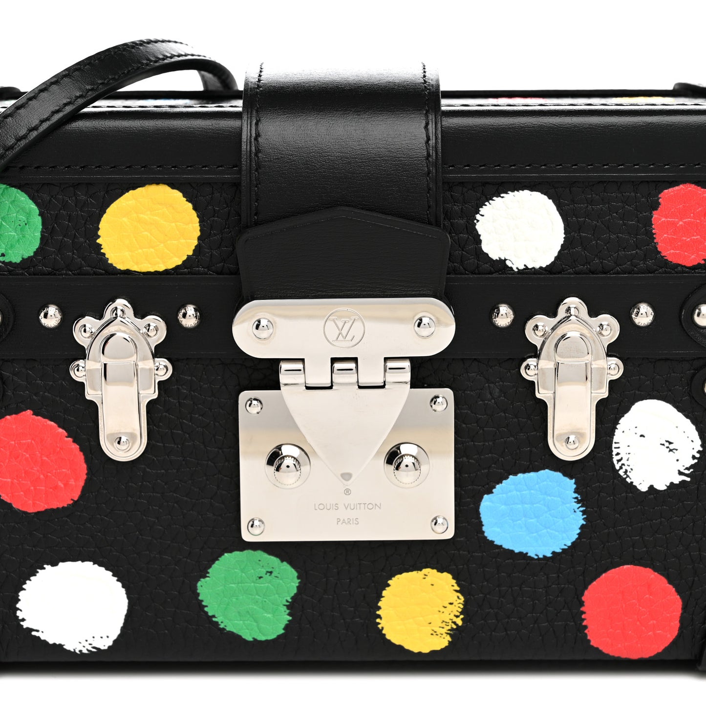 LV X YK Taurillon Petite Malle Black