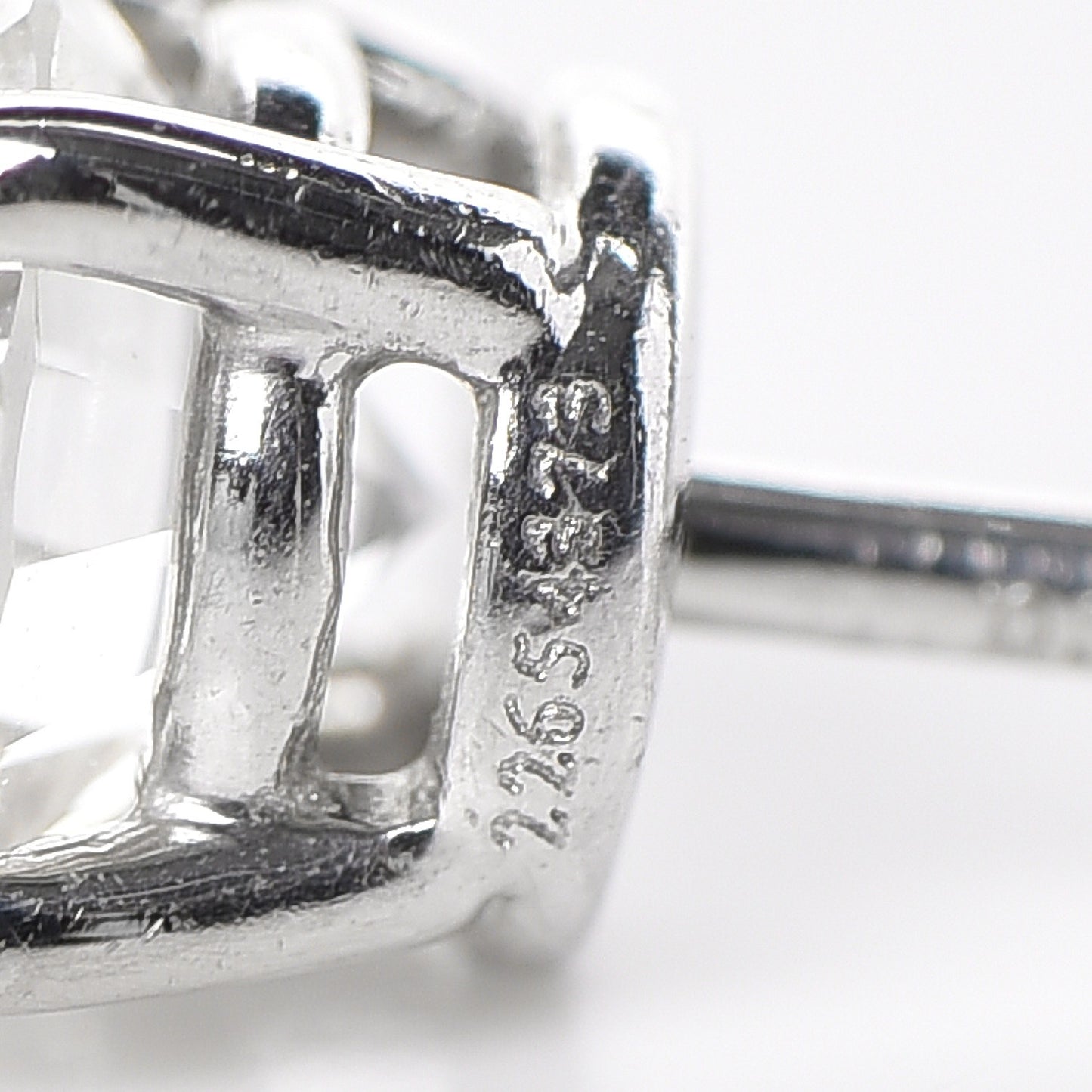 Platinum Diamond 1ctw Round Solitaire Earrings