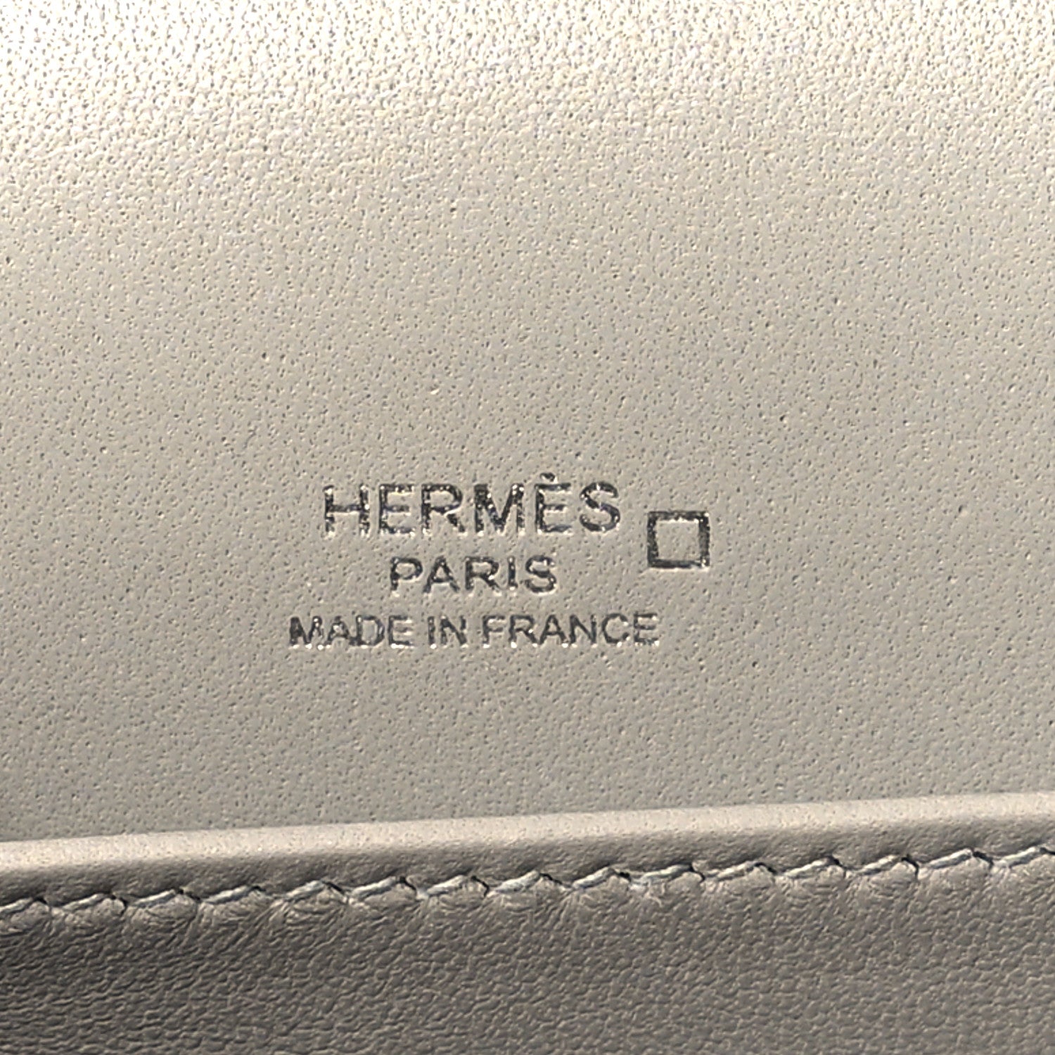 Hermes Matte Alligator Lizard Mini Sac Roulis Ombre Gris Perle 6 of 11