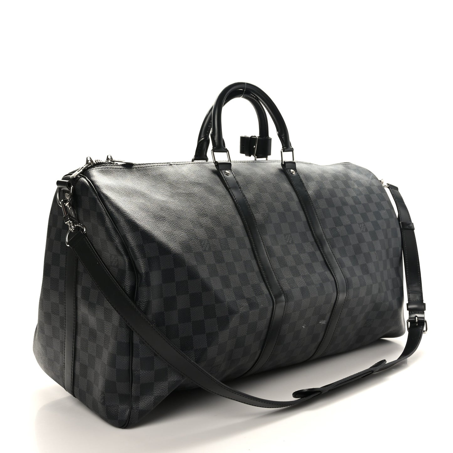 Damier Graphite Keepall Bandouliere 55