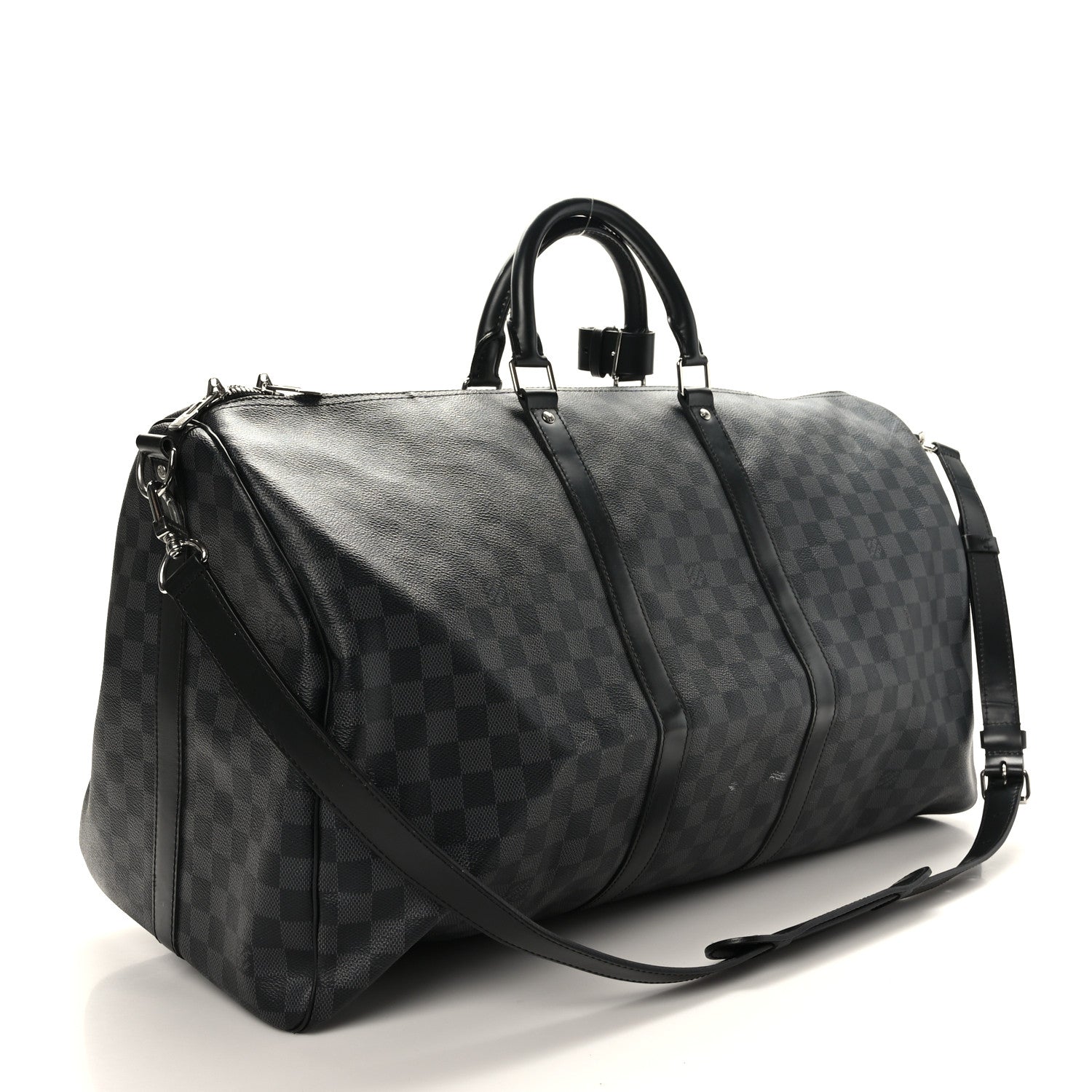 Louis Vuitton Damier Graphite Keepall Bandouliere 55 2 of 13