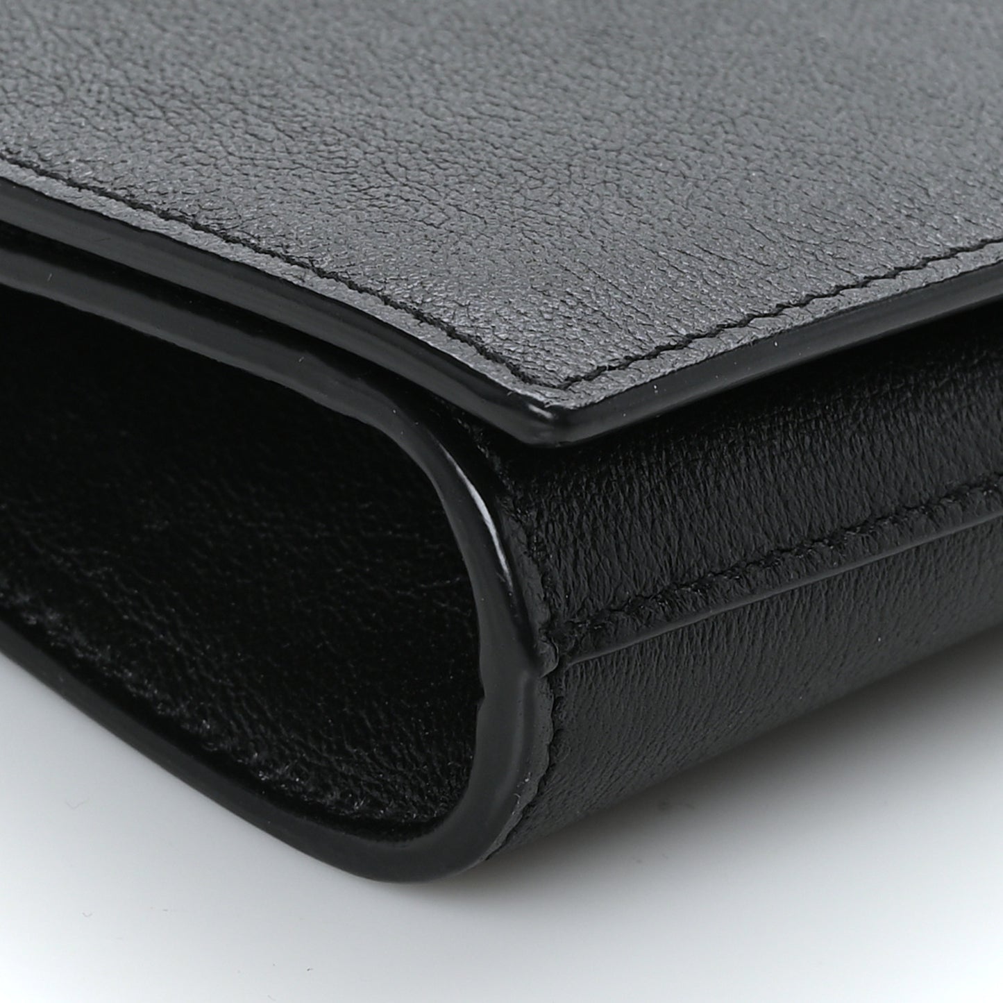 Calfskin Monogram Large Belle De Jour Clutch Black