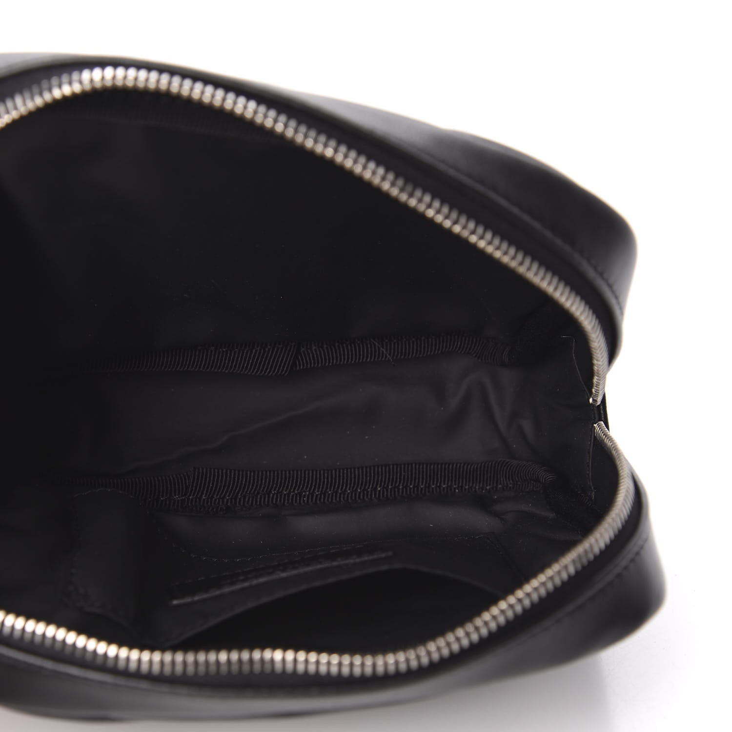 Saint Laurent Lambskin Y Quilted Monogram Loulou Cosmetic Case Black 5 of 10
