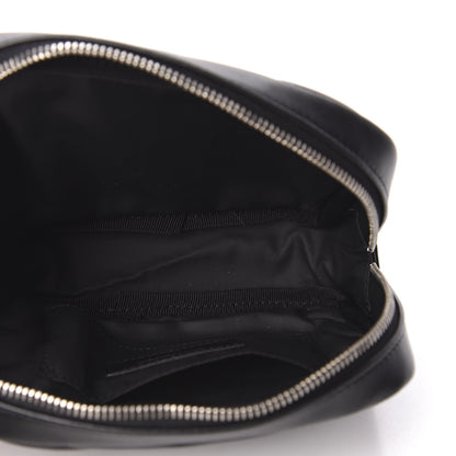 Saint Laurent Lambskin Y Quilted Monogram Loulou Cosmetic Case Black 5 of 10
