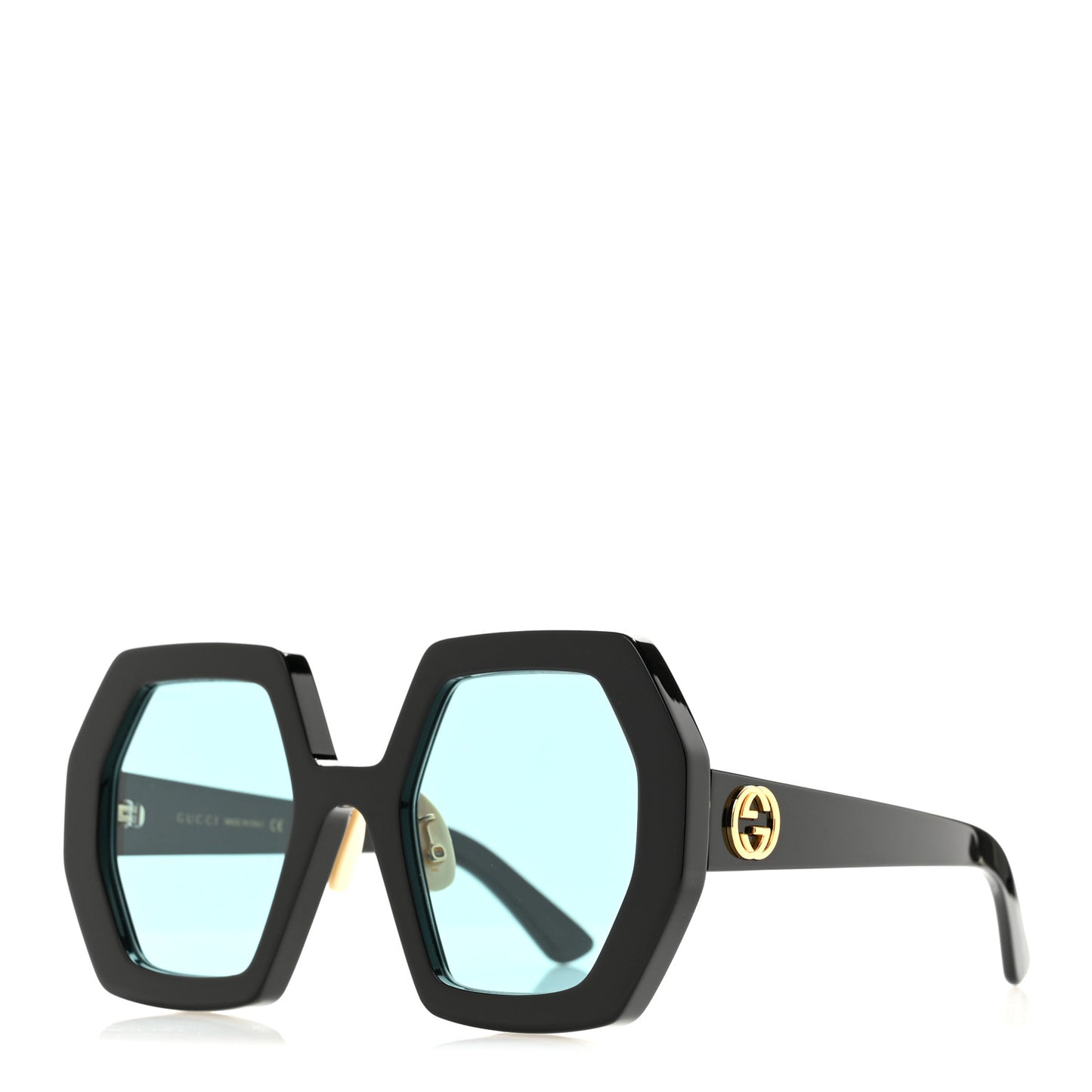 Acetate Square Sunglasses GG0772S Black