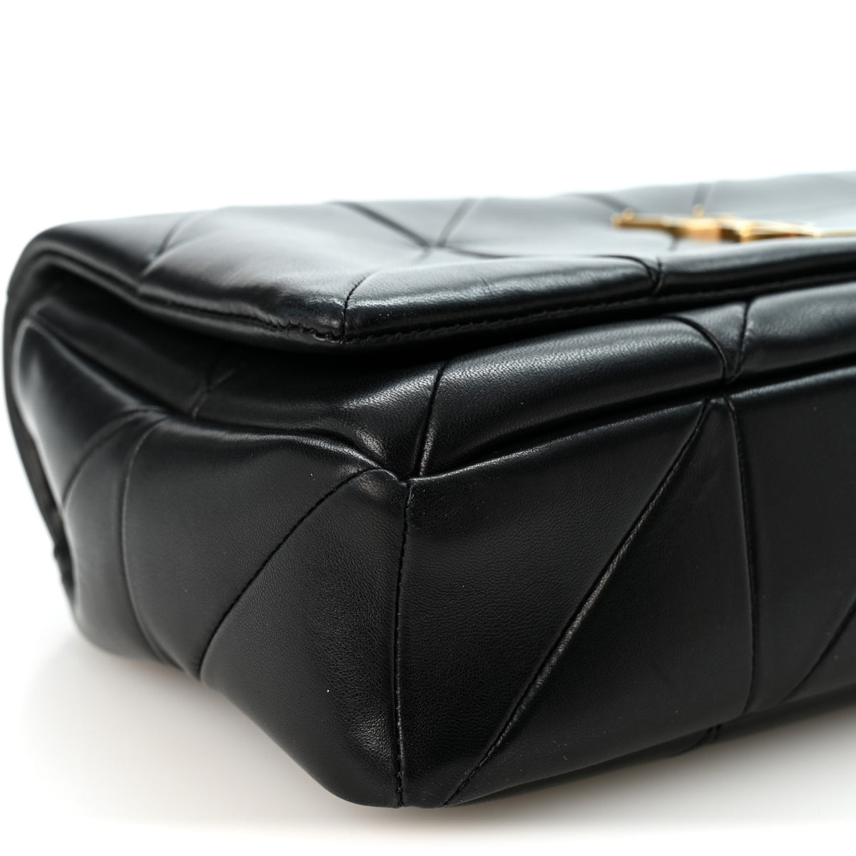 Saint Laurent Lambskin Patchwork Monogram Medium Jamie Black 9 of 10