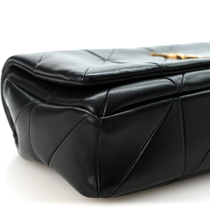 Saint Laurent Lambskin Patchwork Monogram Medium Jamie Black 9 of 10