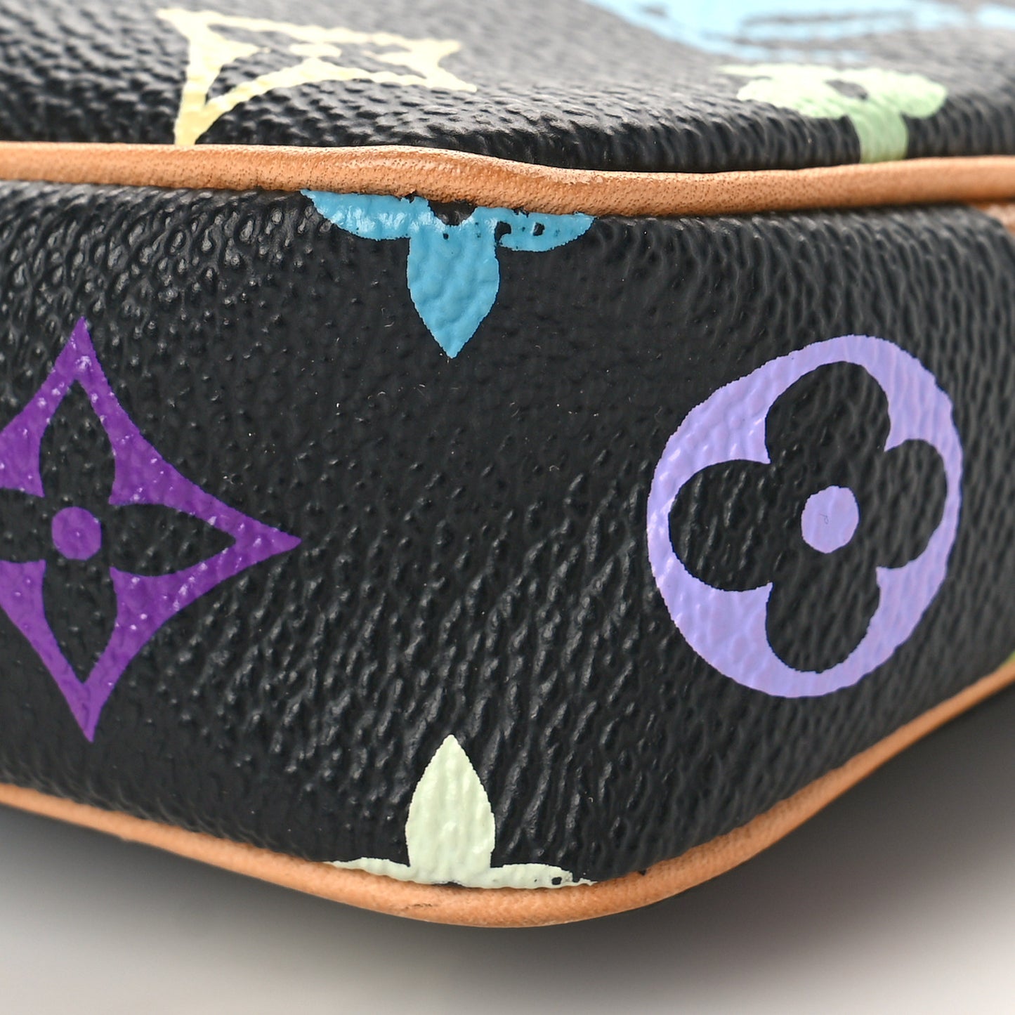 Monogram Multicolor Pochette Accessories Black