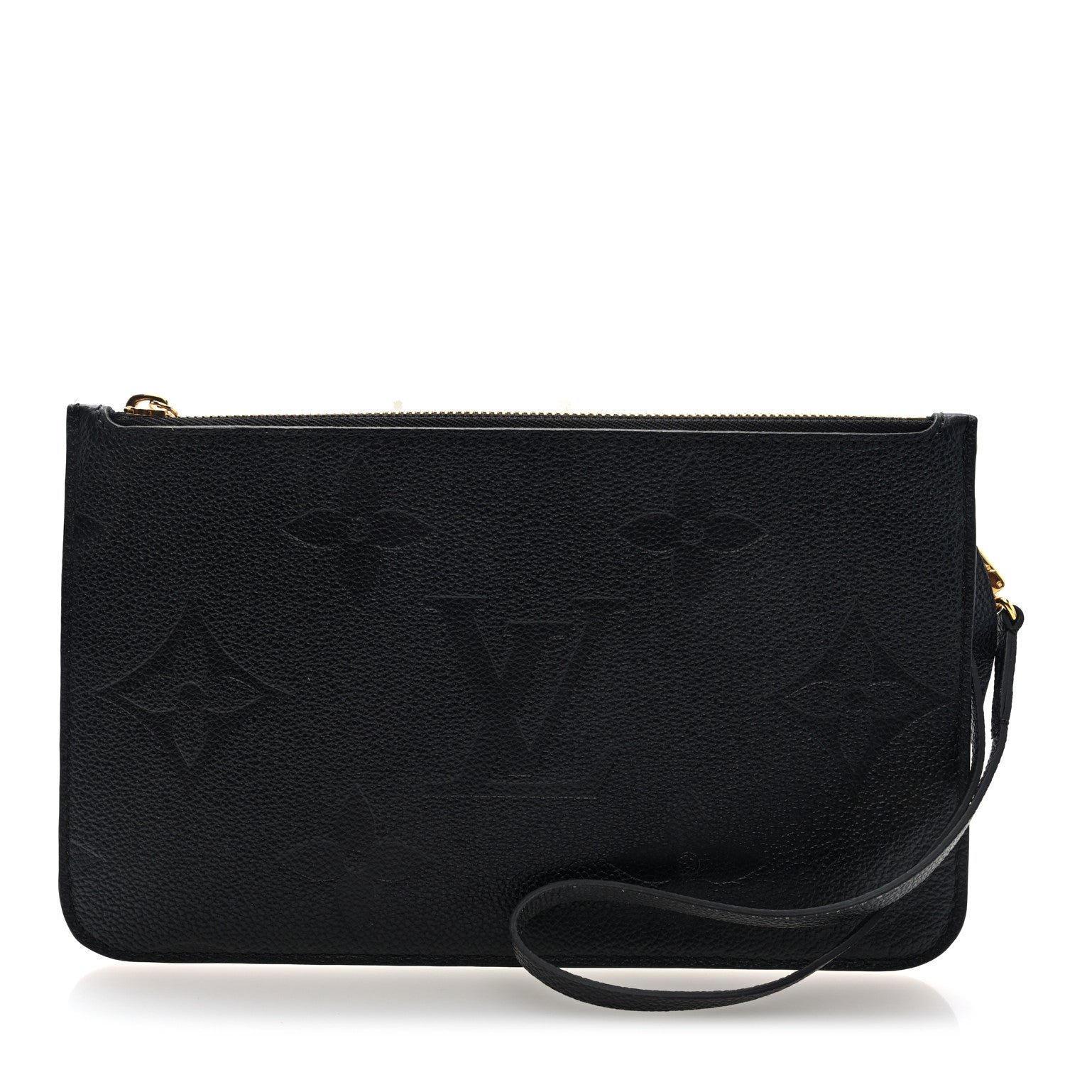 Louis Vuitton Empreinte Monogram Giant Neverfull MM Pochette Black 1 of 6