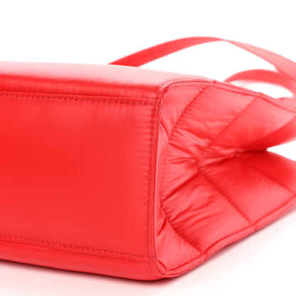 Telfar Nylon Medium Puff Shopping Bag Red 9 of 9