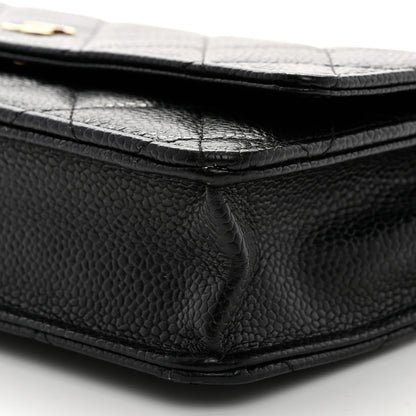 Chanel Caviar Quilted Wallet on Chain WOC Black 10 of 10