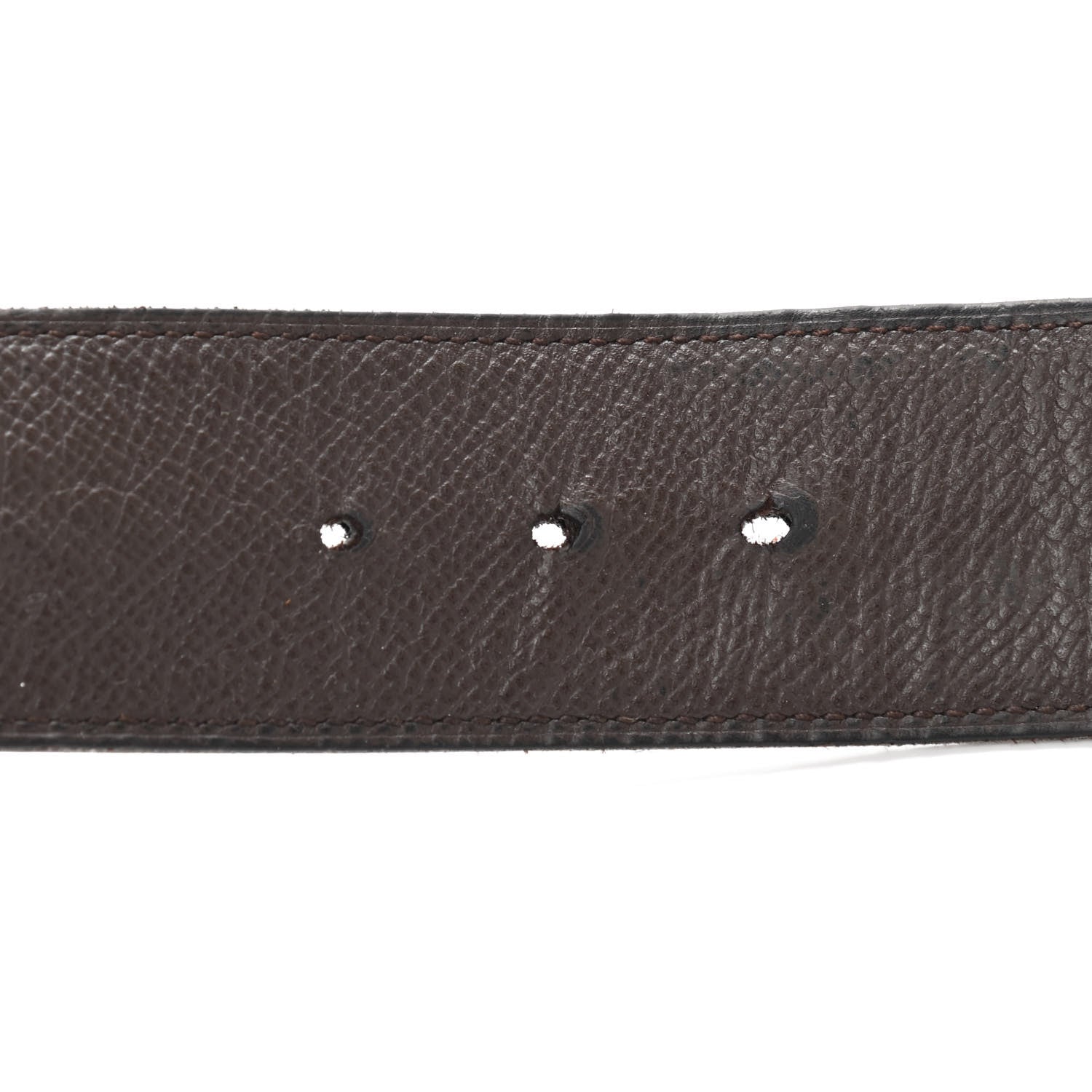 Hermes Epsom 42mm Constance H Belt 105 Black Chocolate 5 of 7