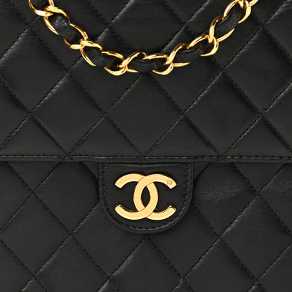 Chanel Lambskin Quilted Small Single Flap Black 8 of 10