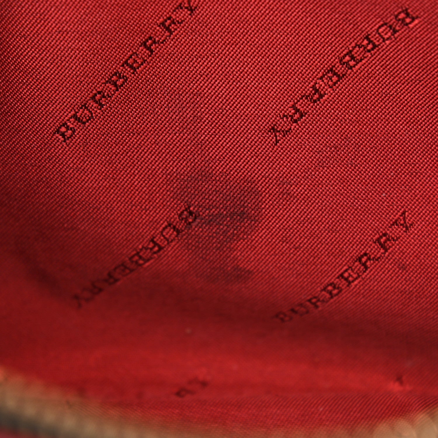 Burberry Horseferry Check Crossbody Clutch Bag Parade Red 9 of 12