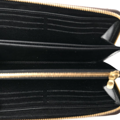 Louis Vuitton Empreinte Clemence Wallet Black 5 of 8