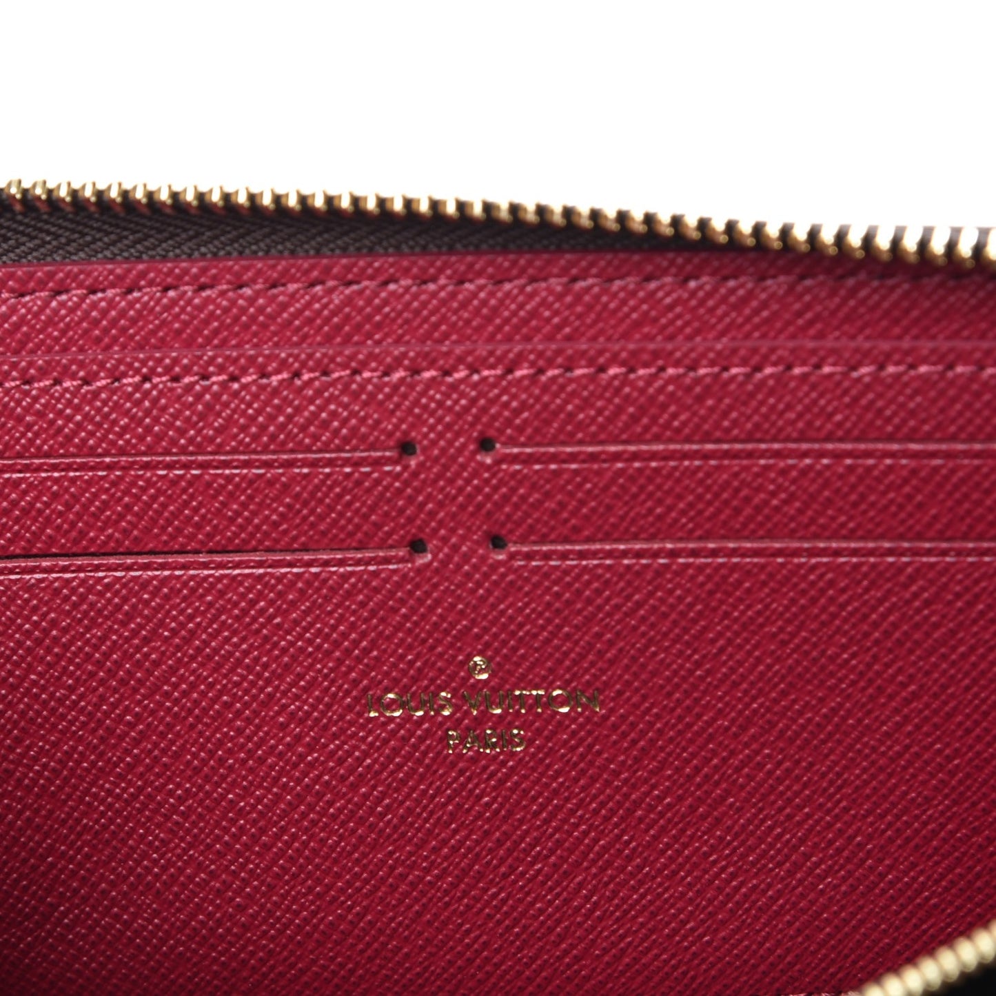 Monogram Clemence Wallet Fuchsia