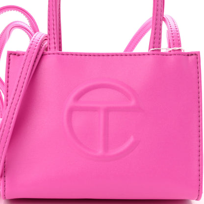 Telfar Vegan Leather Small Shopping Bag Azalea 7 of 9