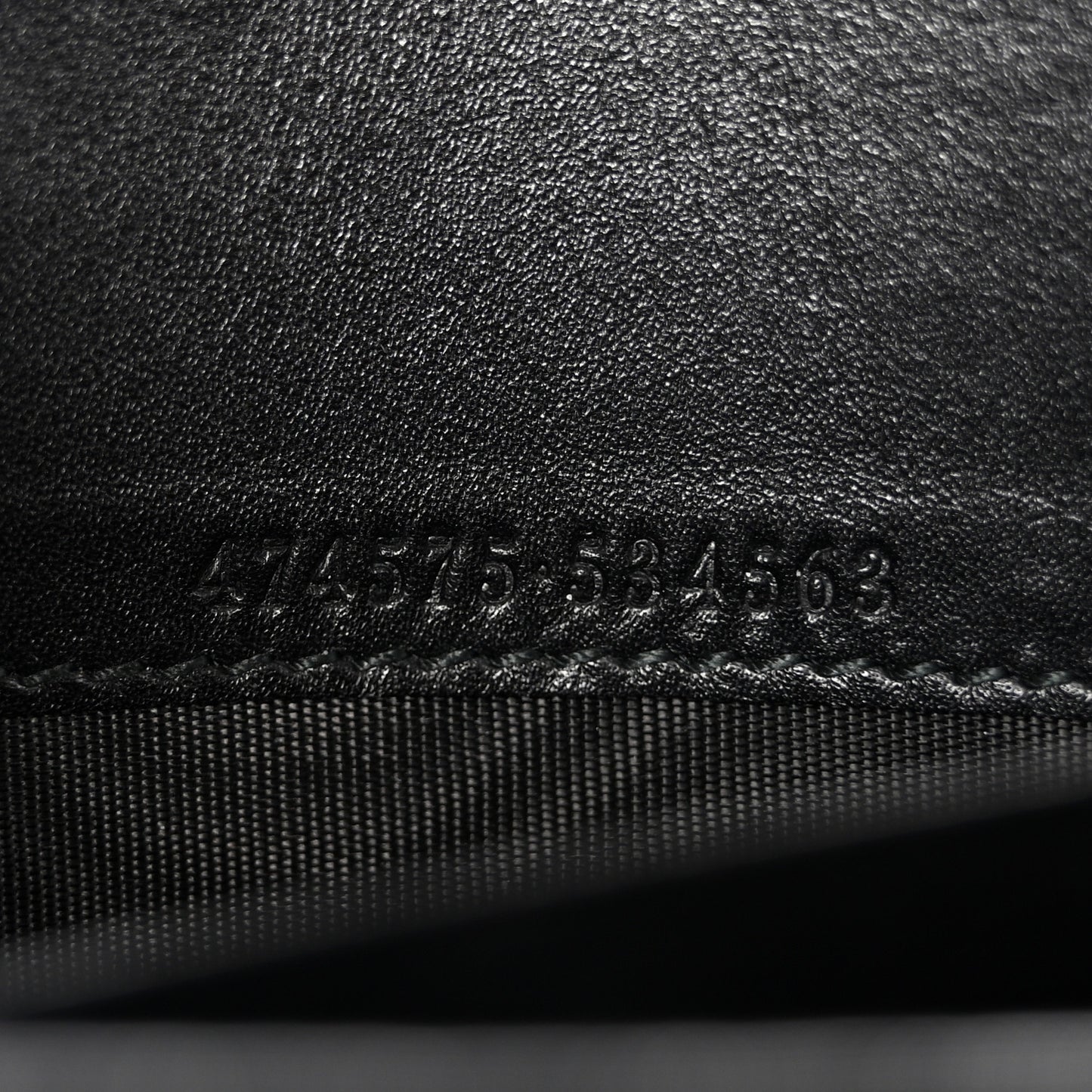 Calfskin Matelasse GG Marmont Chain Wallet Black