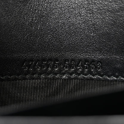 Gucci Calfskin Matelasse GG Marmont Chain Wallet Black 7 of 13