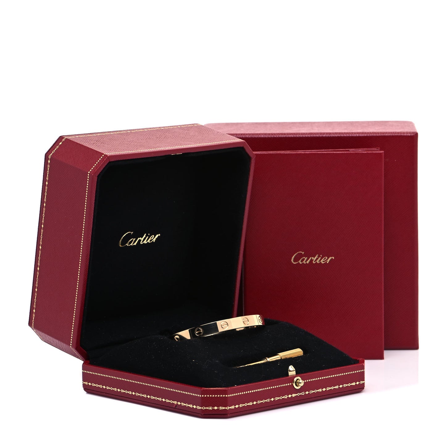 18K Yellow Gold LOVE Bracelet 17