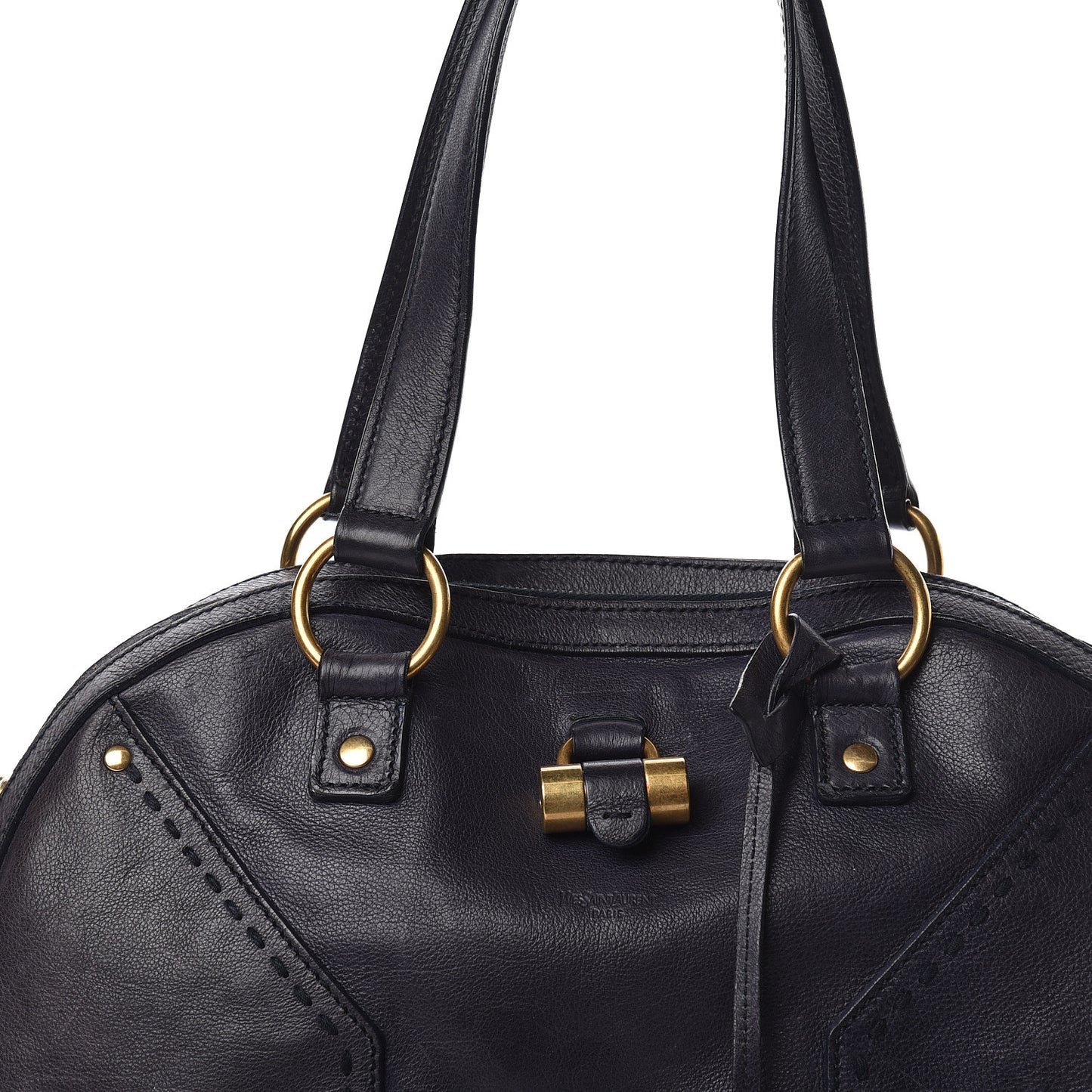 Calfskin Large Muse Navy Blue