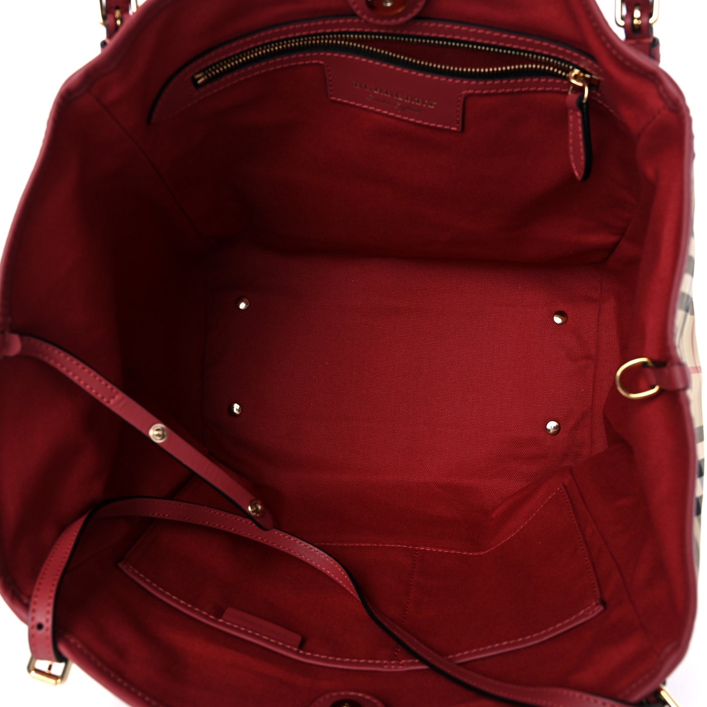 Horseferry Check Small Canterbury Tote Antique Rose