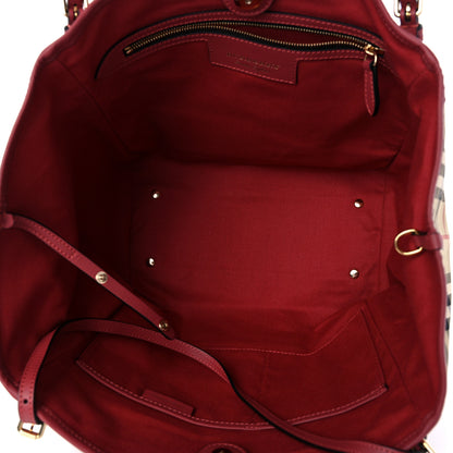 Burberry Horseferry Check Small Canterbury Tote Antique Rose 5 of 9