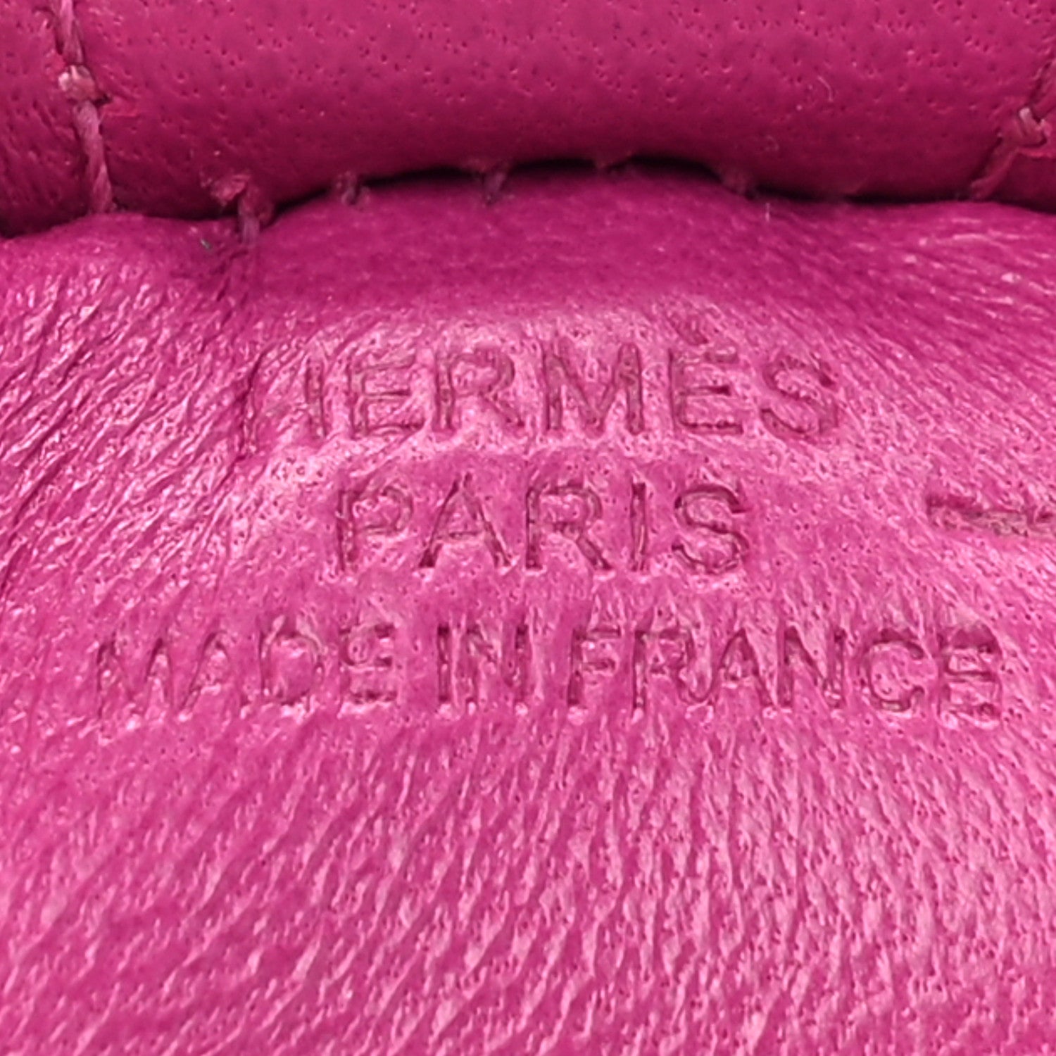Hermes Milo Lambskin Lizard Touch Grigri Rodeo Horse Bag Charm PM Rose Pourpre 3 of 4