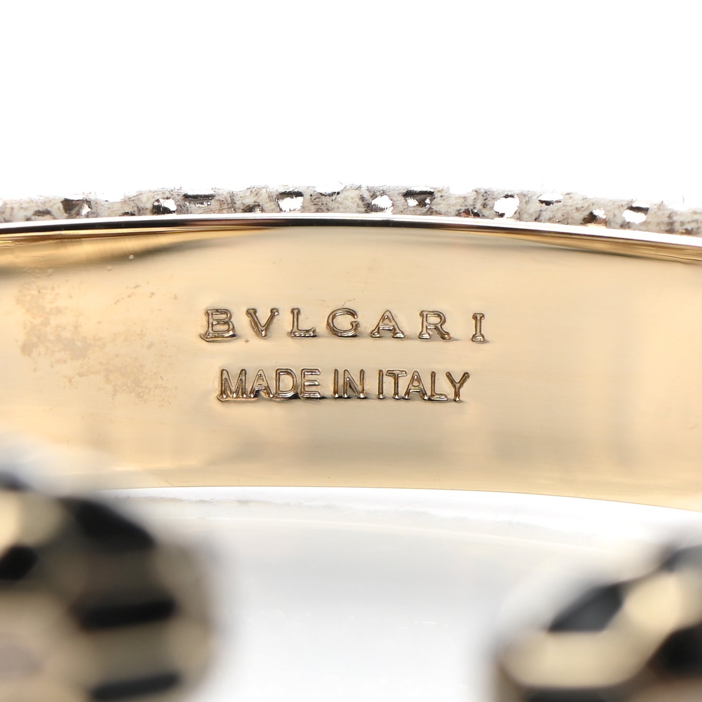 Metallic Karung Serpenti Forever Bracelet