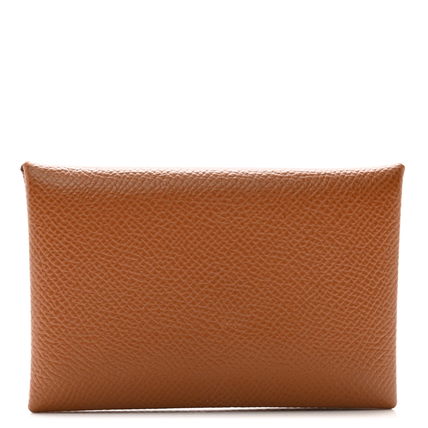 Hermes Epsom Calvi Card Case Gold 1 of 8