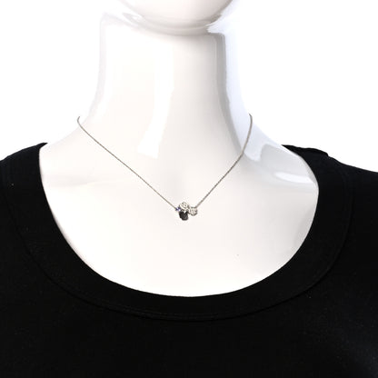 Tiffany Platinum Diamond Tanzanite Paper Flowers Pendant Necklace 2 of 4