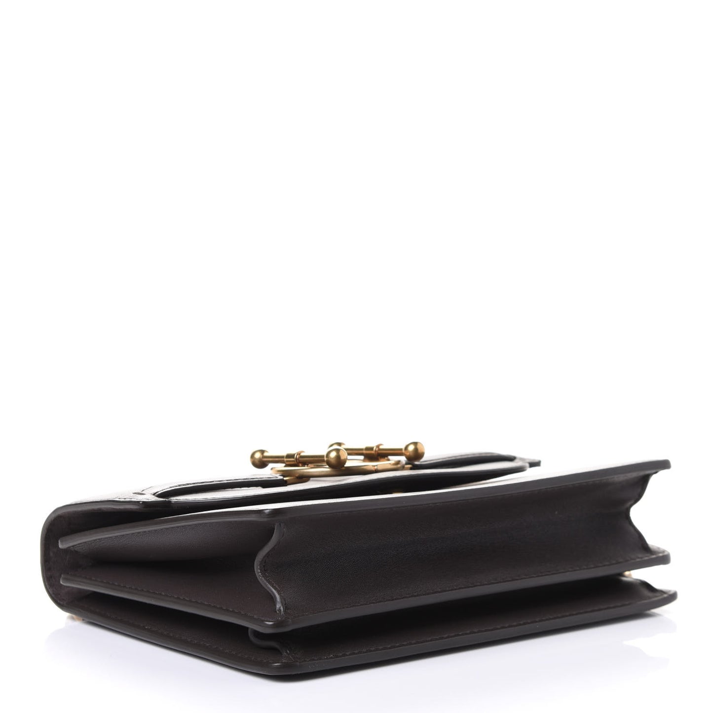 Calfskin Direction Flap Black