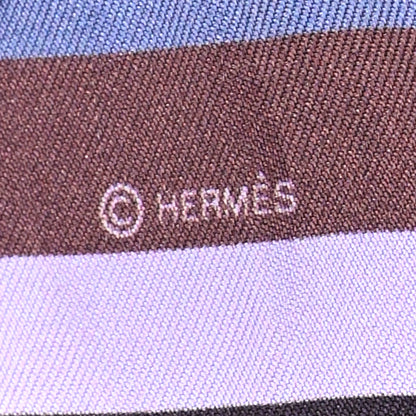 Hermes Silk Swimmers Twilly Multicolor 3 of 4