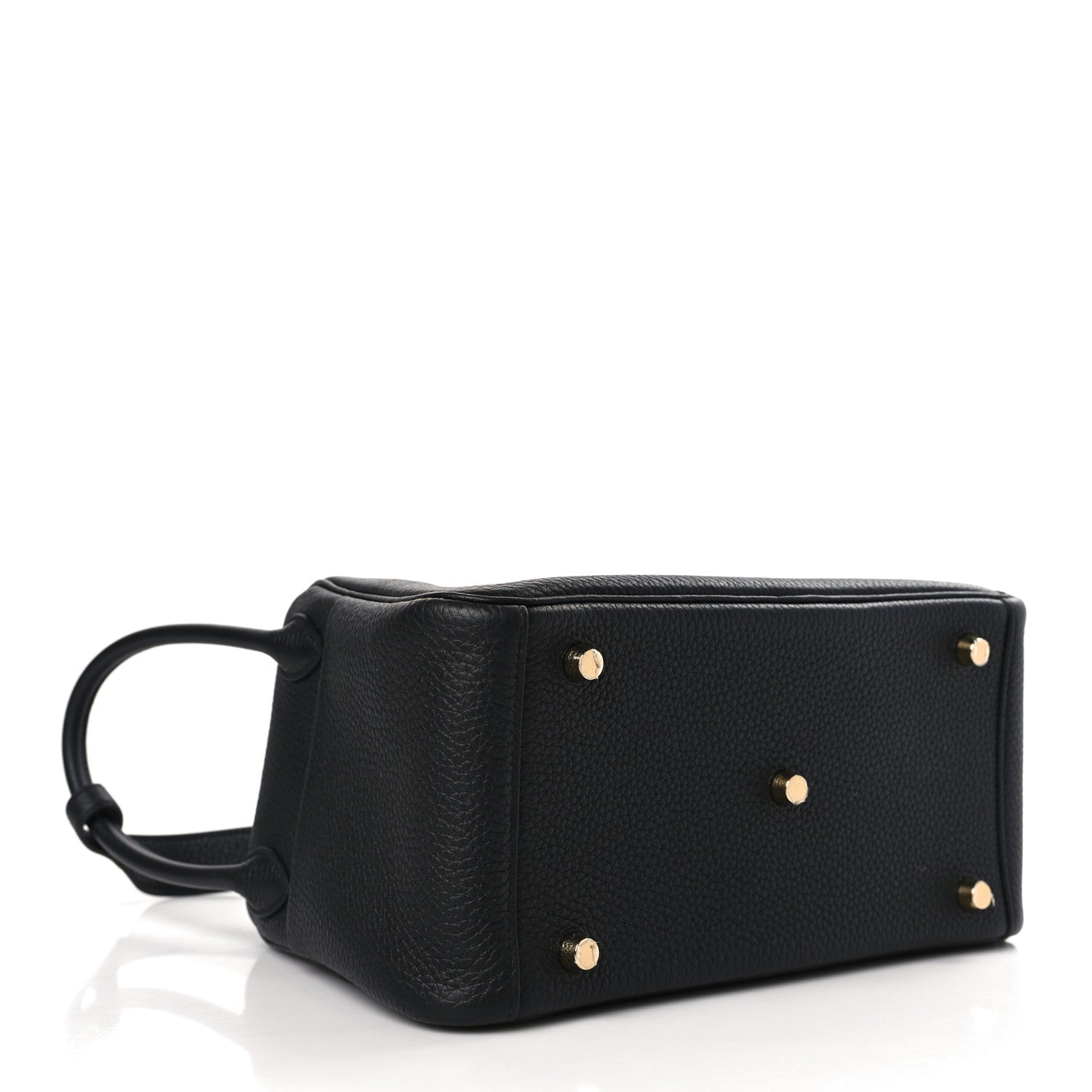 Hermes Taurillon Clemence Lindy 26 Black 4 of 10