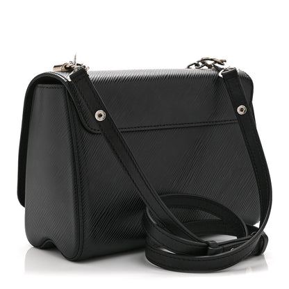 Louis Vuitton Epi Whipstitch Heart Twist Shoulder Bag MM Black 3 of 10