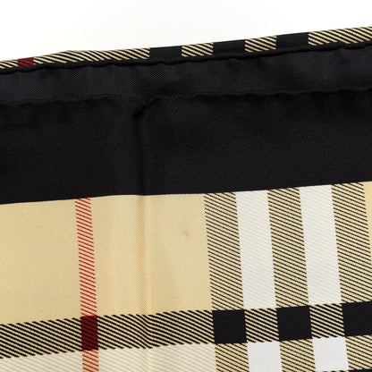 Burberry Silk House Check Scarf Beige 5 of 5