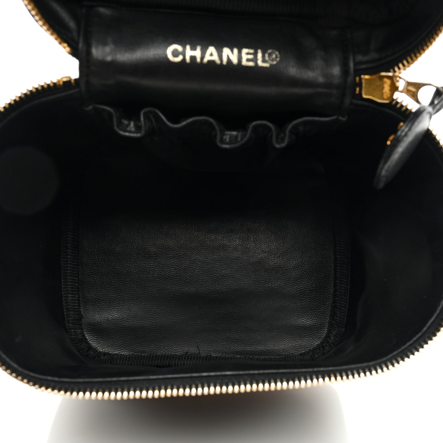 Chanel Caviar Vanity Cosmetic Case Black 5 of 7