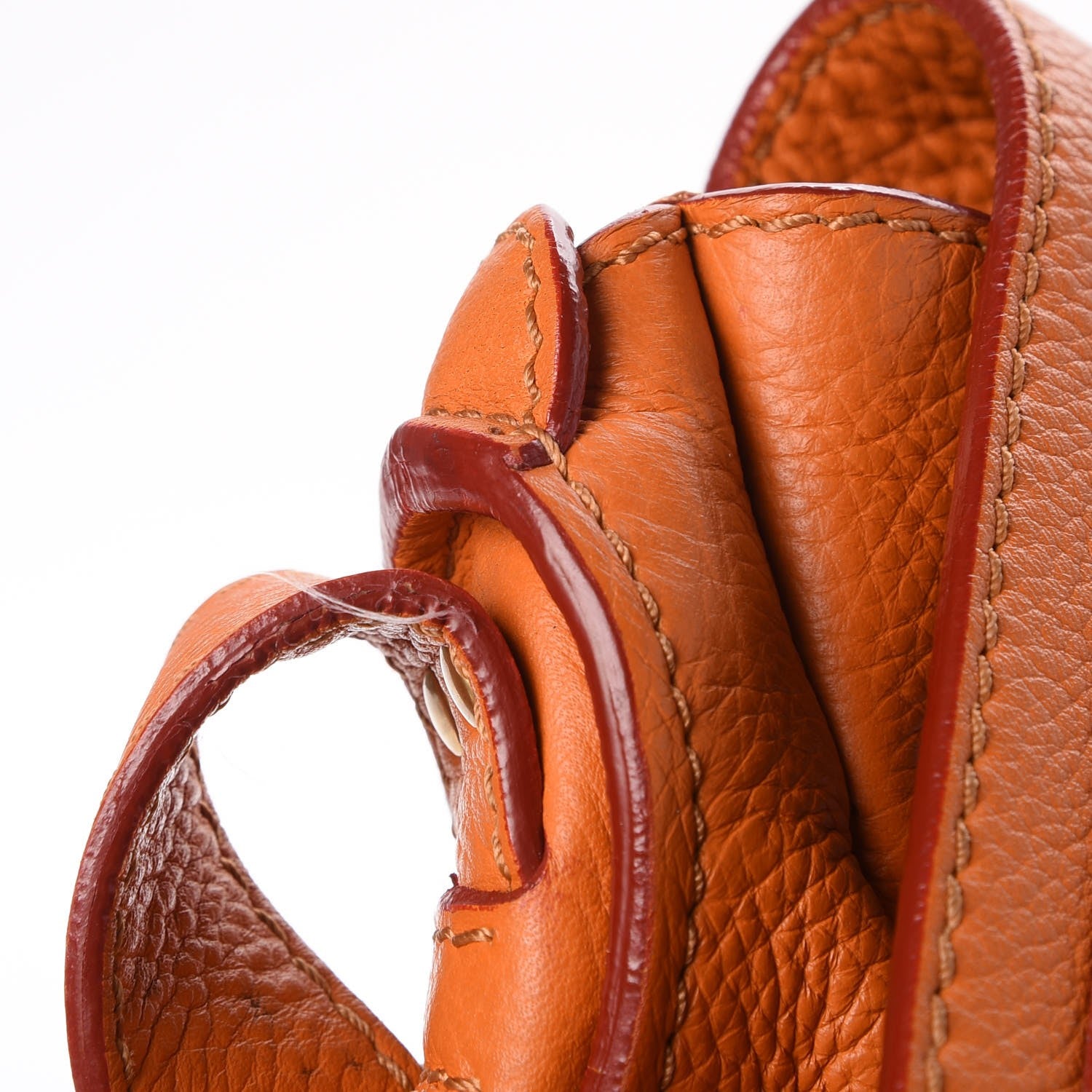 Chloe Calfskin Medium Marcie Top Handle Bag Indian Summer 11 of 11