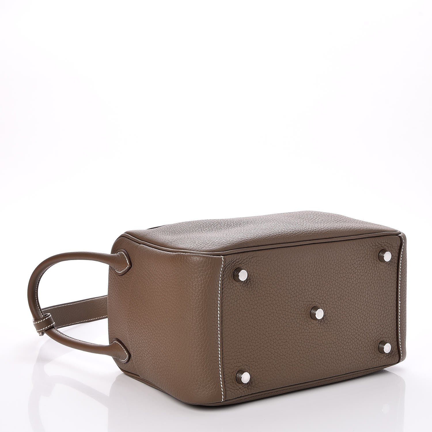 Hermes Taurillon Clemence Lindy 26 Etoupe 4 of 8