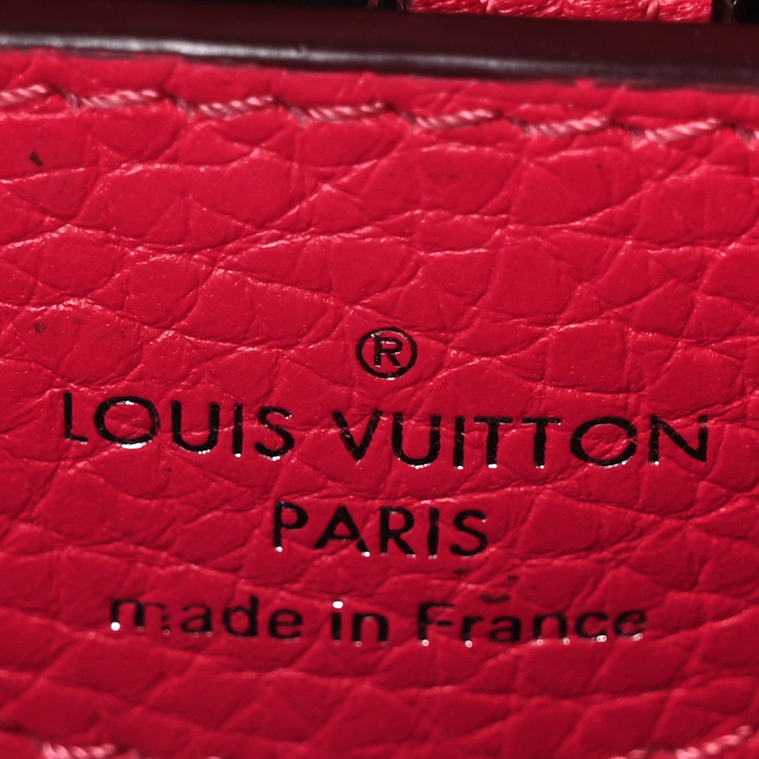 Louis Vuitton Taurillon Capucines BB Fuchsia 6 of 9