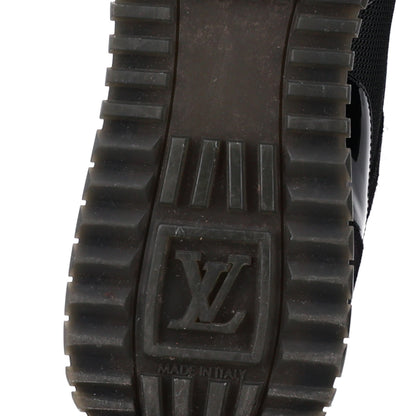 Louis Vuitton Suede Monogram Run Away Sneakers 38.5 Black 8 of 9