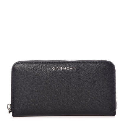 Givenchy Sugar Goatskin Pandora Zip Around Wallet Black 1 of 8